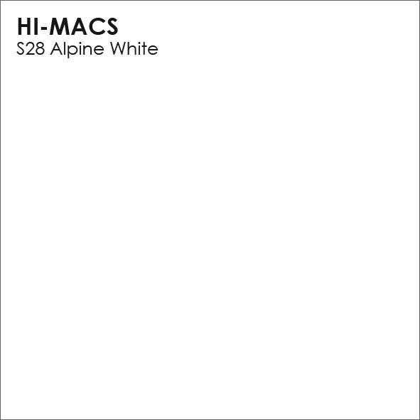 LG HI-MACS SOLID - S28-ALPINE-WHITE