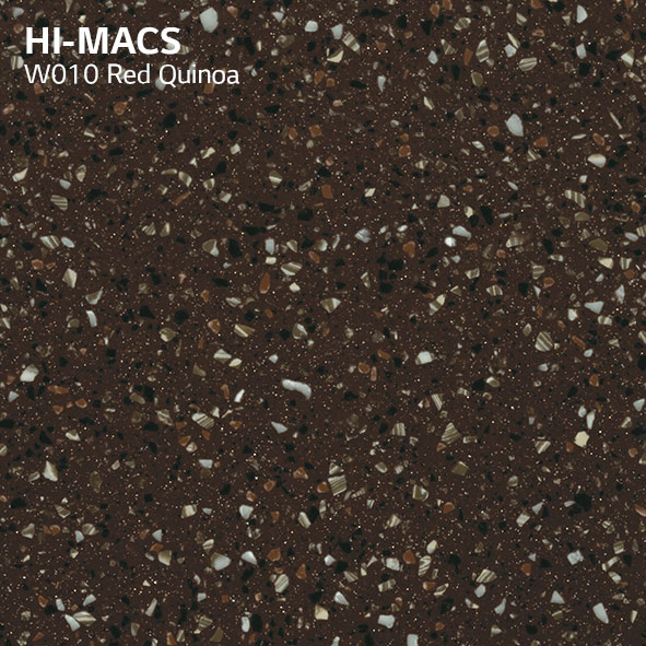 LG HI-MACS LUCIA - W010_Red_Quinoa